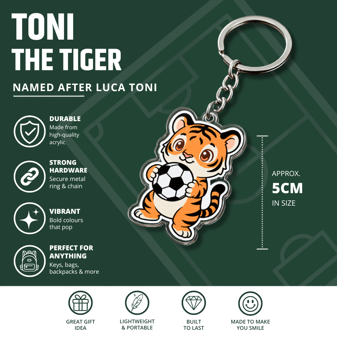 Toni the Tiger Football Keyring