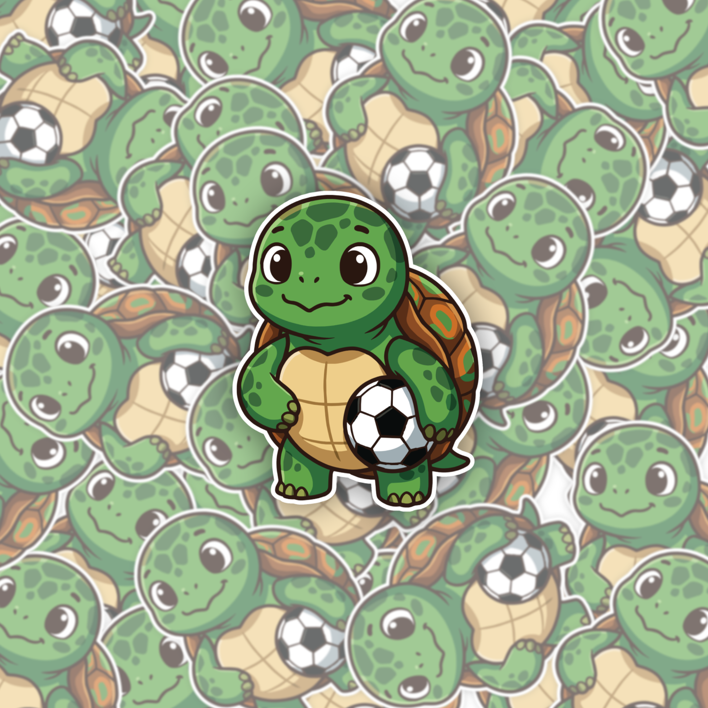 Thierry The Tortoise Football Sticker