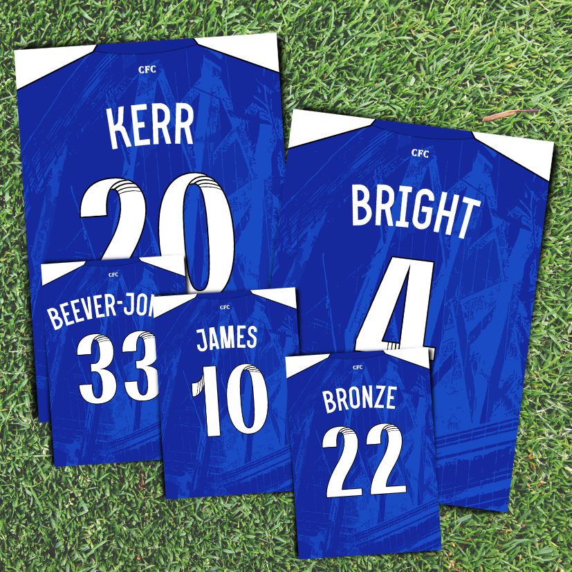 Chelsea Shirt Inspired Women's Shirt Print