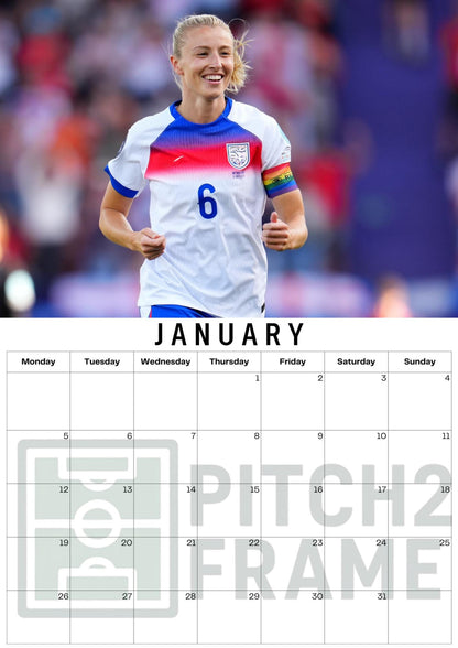 Leah Williamson Inspired 2026 Football Photo Calendar