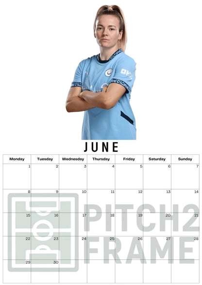 Lauren Hemp Inspired 2026 Football Photo Calendar