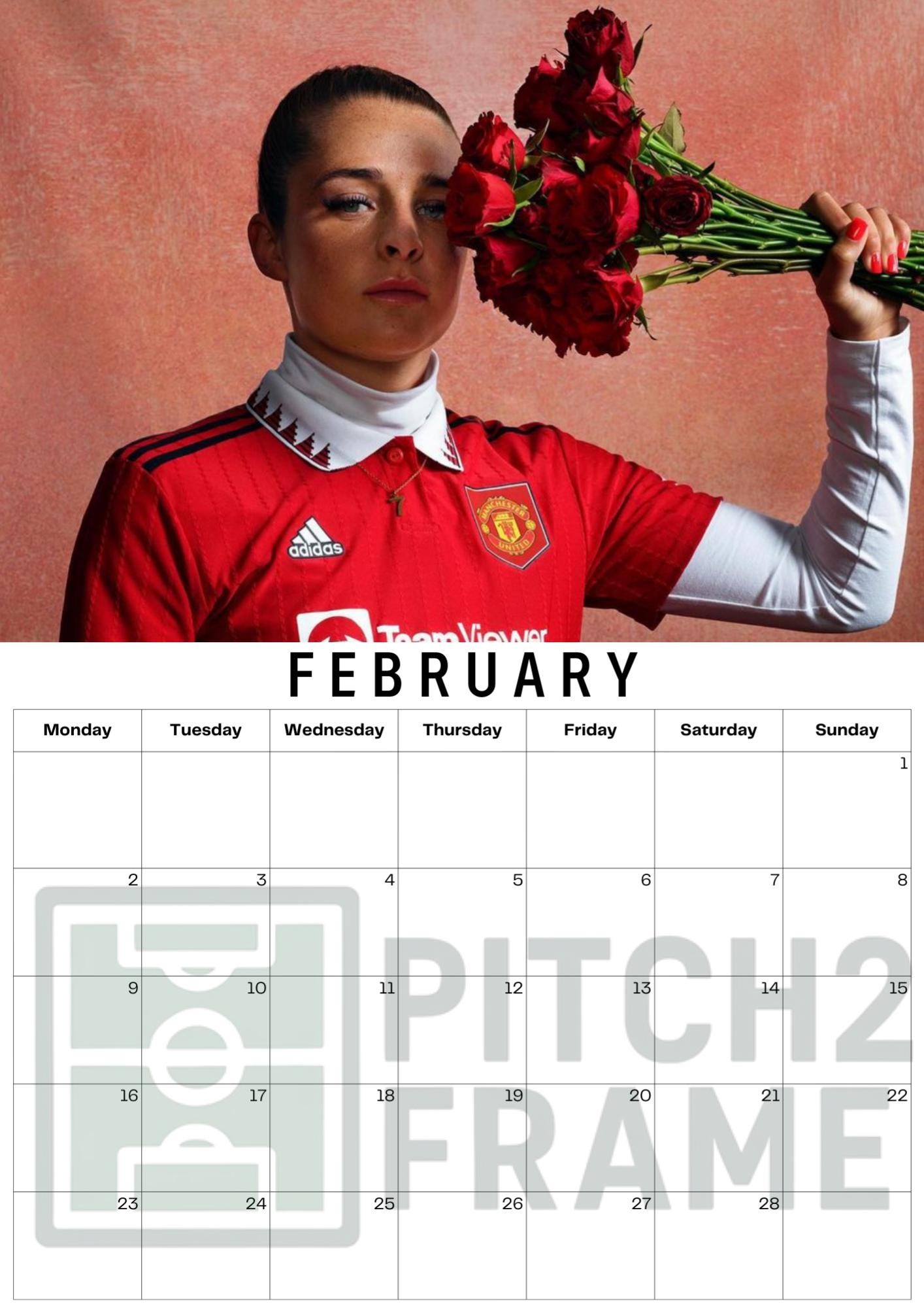 Ella Toone Inspired 2026 Football Photo Calendar