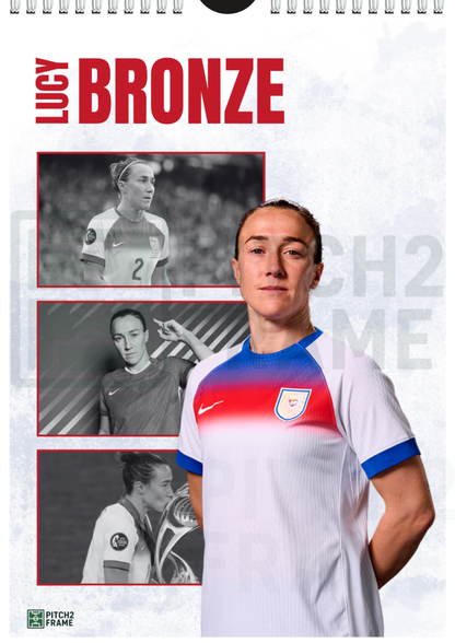Lucy Bronze Inspired 2027 Football Photo Calendar