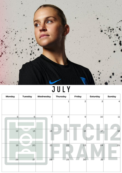 Alessia Russo Inspired 2027 Football Photo Calendar