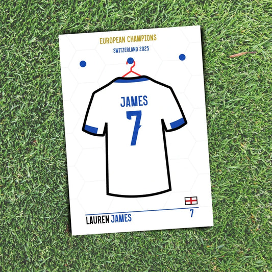 Lauren James (European Champions 2025) - A4 Poster