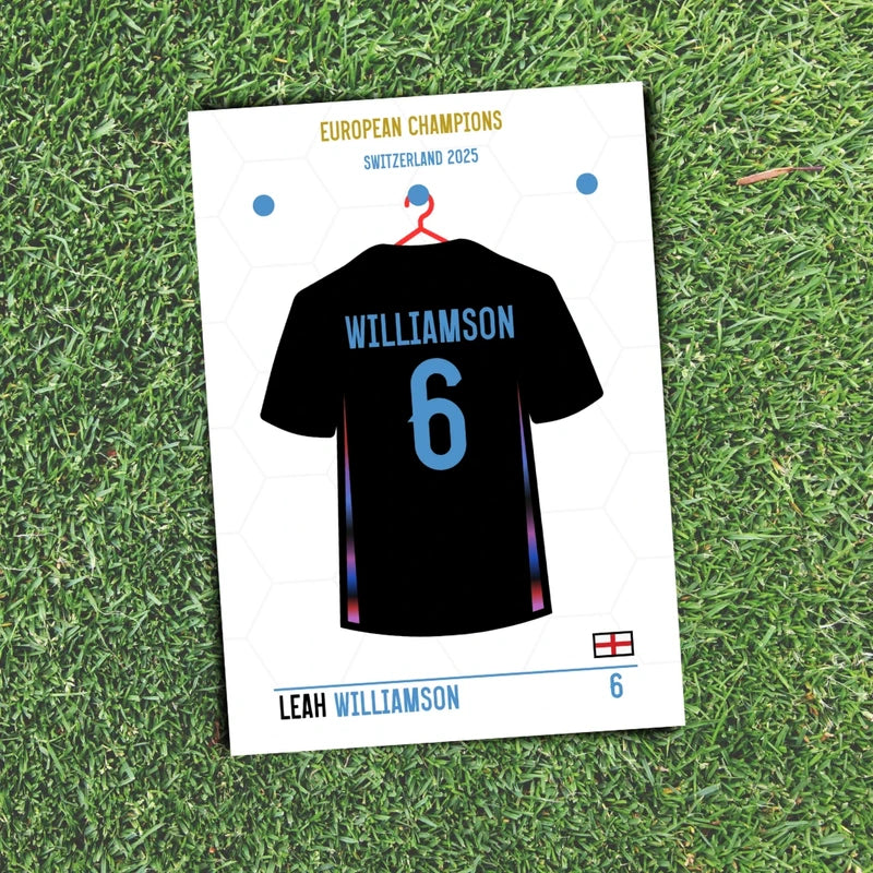 Leah Williamson (European Champions 2025) - A4 Poster