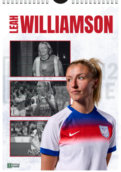 Leah Williamson Inspired 2027 Football Photo Calendar