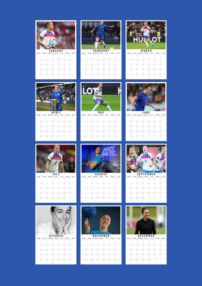 Lucy Bronze Inspired 2026 Football Photo Calendar