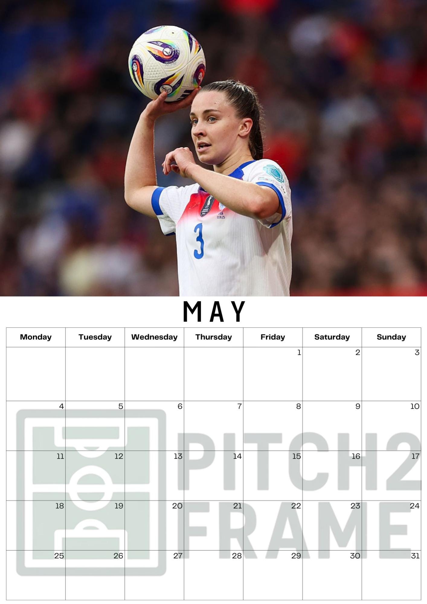 Niamh Charles inspired Calendar 2026