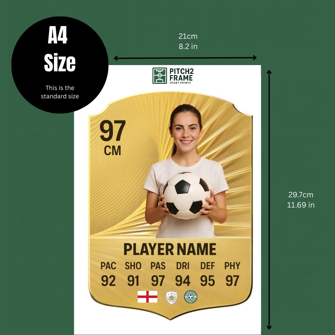Blank Personalisable 2026 Football Team Player Cards | 3 Designs - Digital Download Template (editable via Canva ) 26003