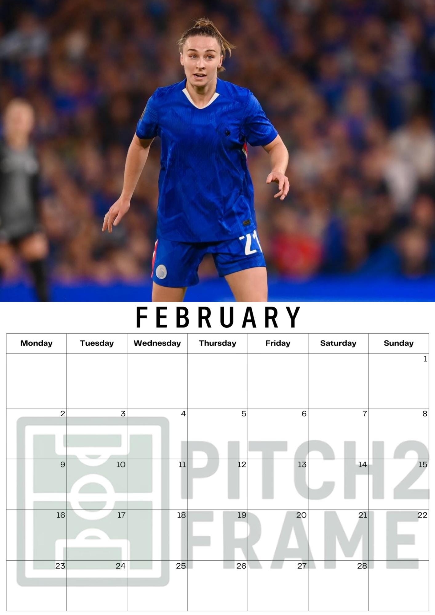 Niamh Charles inspired Calendar 2026