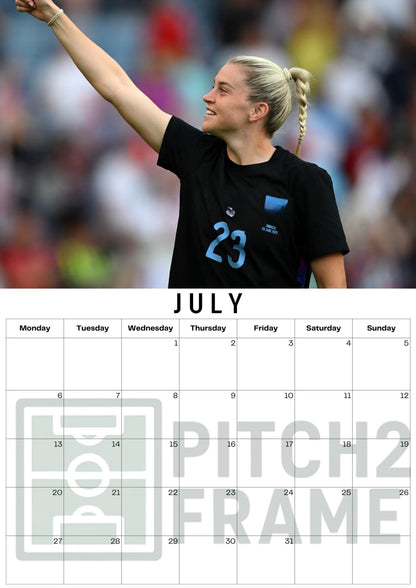 Alessia Russo Inspired 2026 Football Photo Calendar