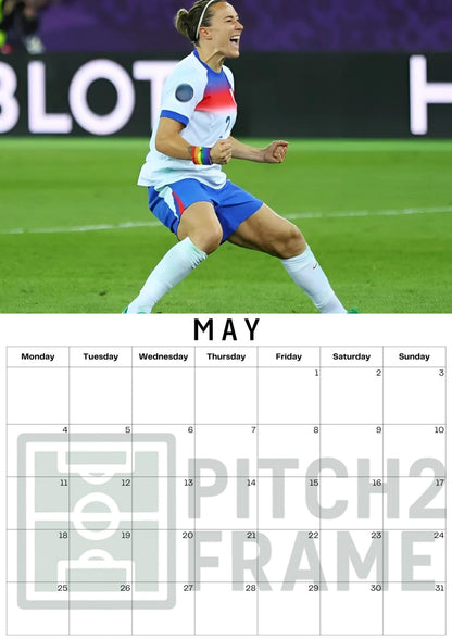 Lucy Bronze Inspired 2026 Football Photo Calendar