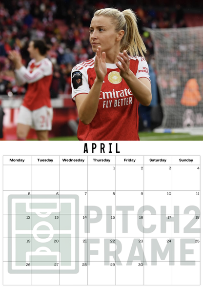 Leah Williamson Inspired 2027 Football Photo Calendar