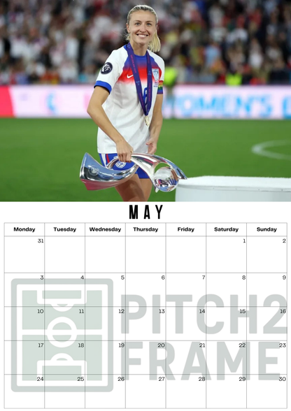 Leah Williamson Inspired 2027 Football Photo Calendar