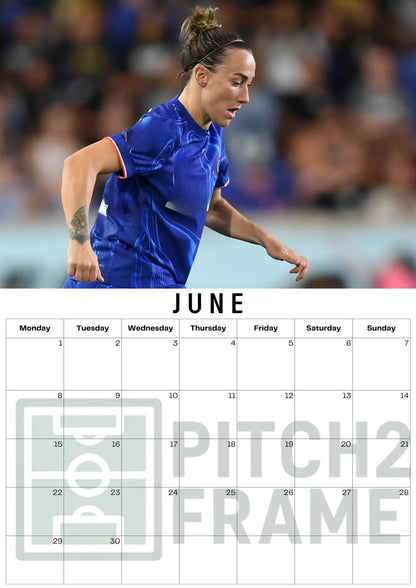 Lucy Bronze Inspired 2026 Football Photo Calendar