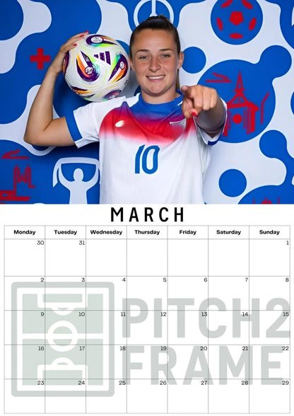 Ella Toone Inspired 2026 Football Photo Calendar