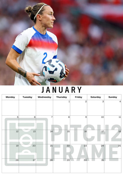 Lucy Bronze Inspired 2026 Football Photo Calendar