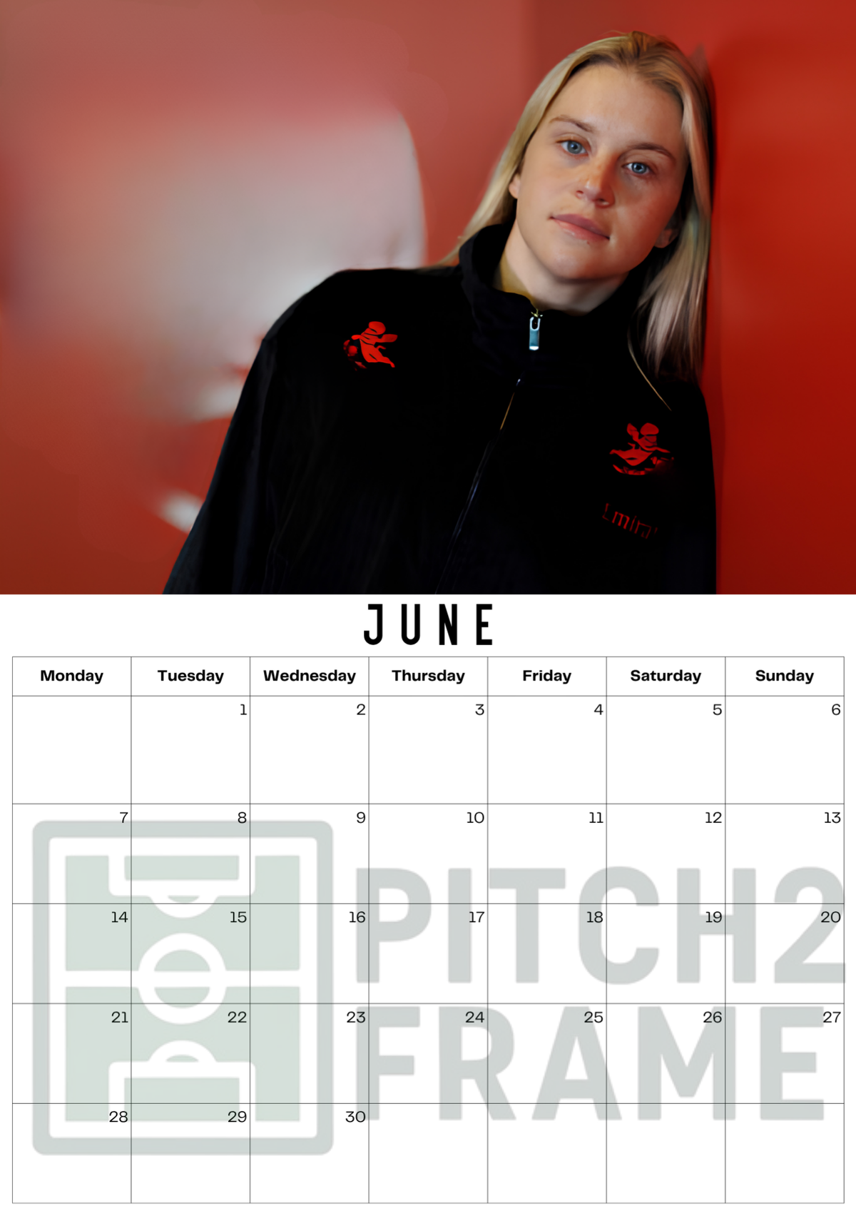 Alessia Russo Inspired 2027 Football Photo Calendar