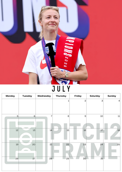 Leah Williamson Inspired 2027 Football Photo Calendar