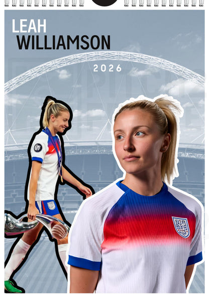 Leah Williamson Inspired 2026 Football Photo Calendar