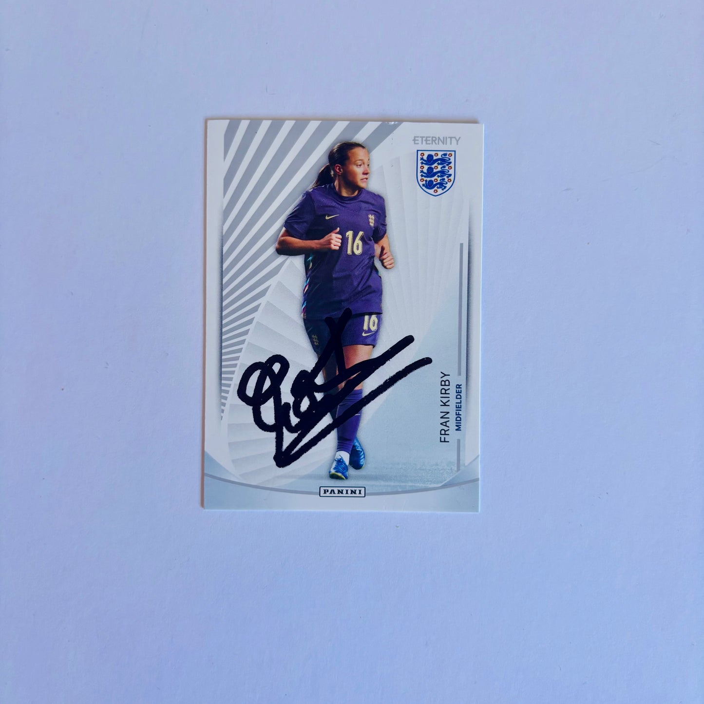 Signed Fran Kirby Panini Base Card