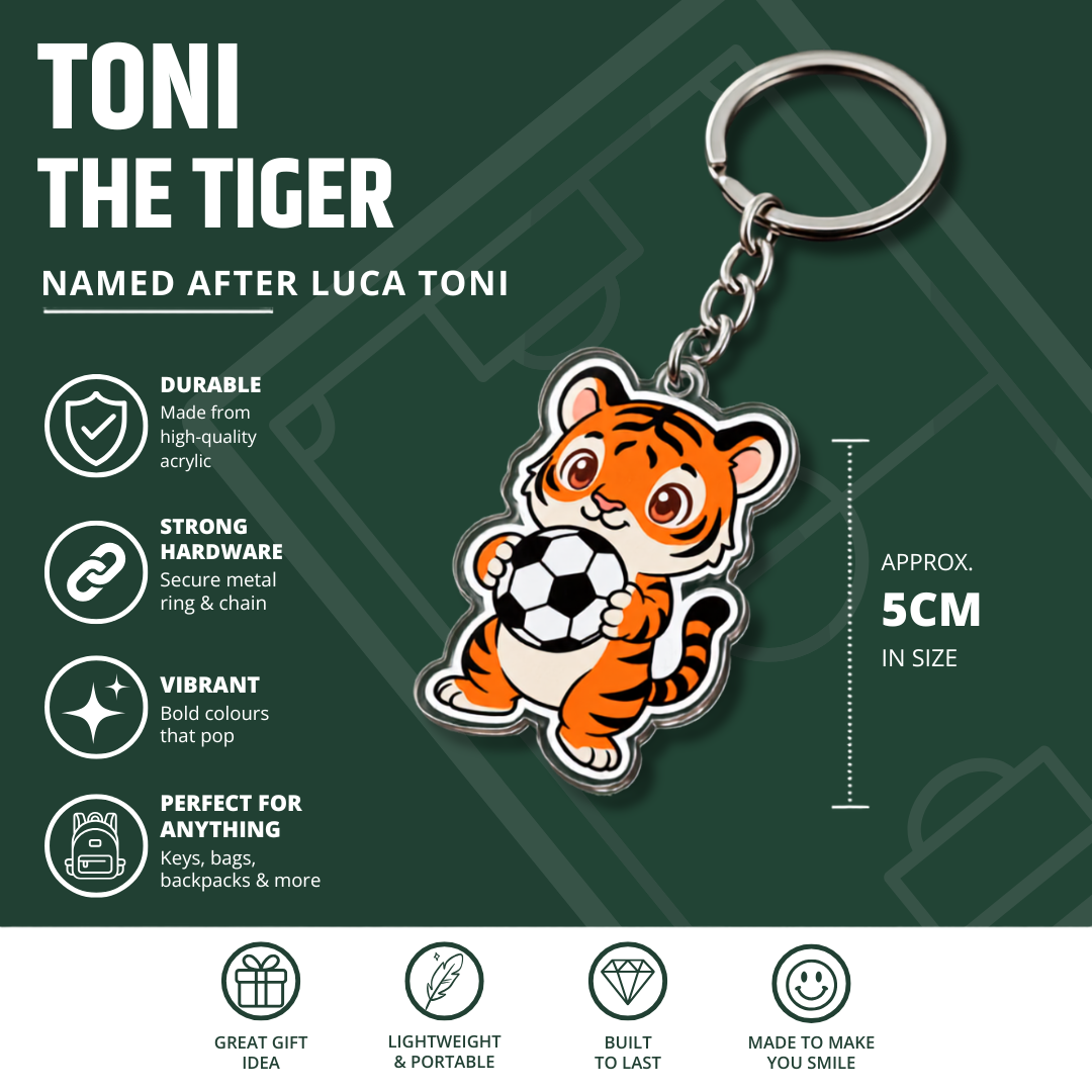 Toni the Tiger Football Keyring
