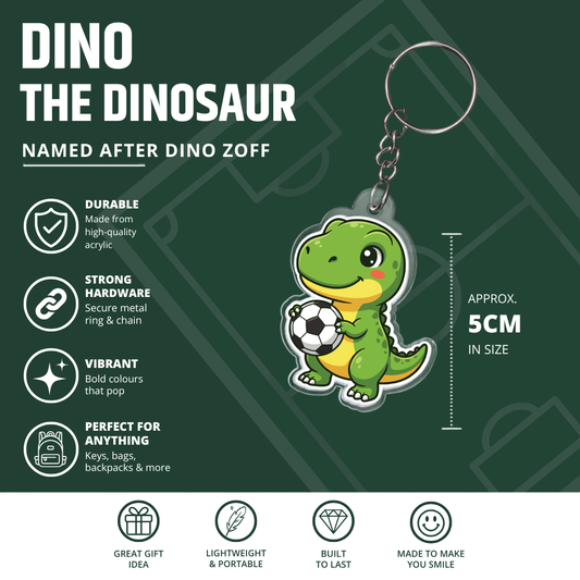 Dino the Dinosaur Football Keyring