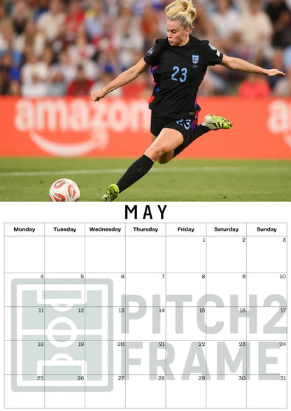 Alessia Russo Inspired 2026 Football Photo Calendar