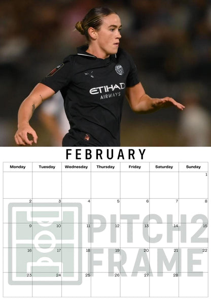 Grace Clinton Inspired 2026 Football Photo Calendar