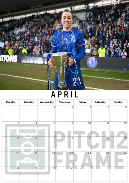 Lucy Bronze Inspired 2026 Football Photo Calendar