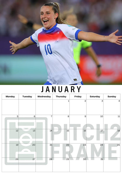 Ella Toone Inspired 2026 Football Photo Calendar
