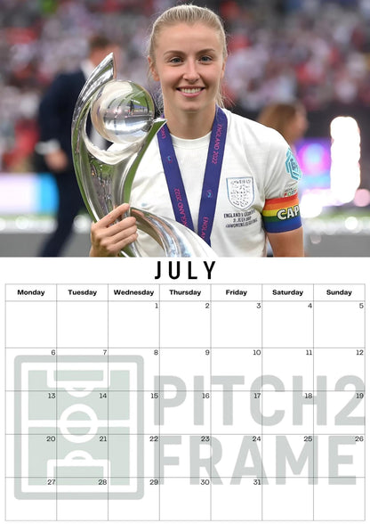 Leah Williamson Inspired 2026 Football Photo Calendar