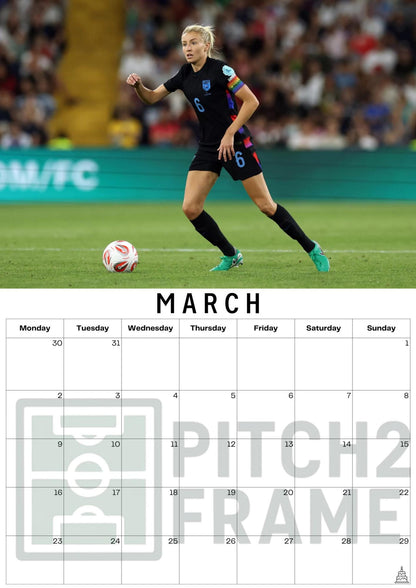 Leah Williamson Inspired 2026 Football Photo Calendar