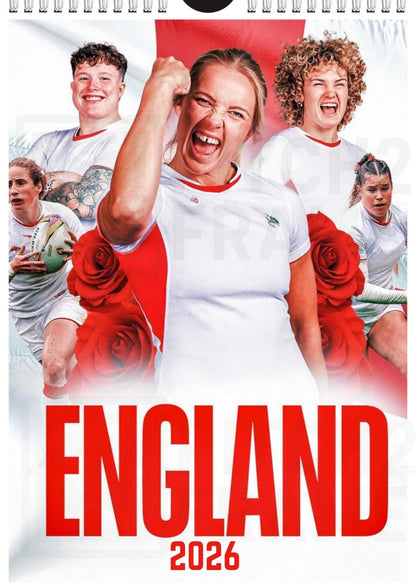 England Rugby Women's inspired Calendar 2026