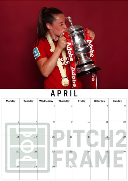 Ella Toone Inspired 2026 Football Photo Calendar
