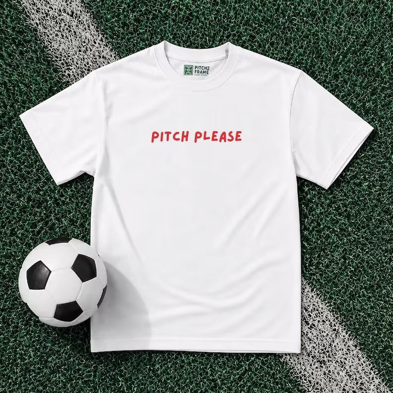 Pitch Please T-Shirt, Football Fan Gift, Unisex Sports Tee, Football Player Shirt