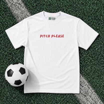 Pitch Please T-Shirt, Football Fan Gift, Unisex Sports Tee, Football Player Shirt