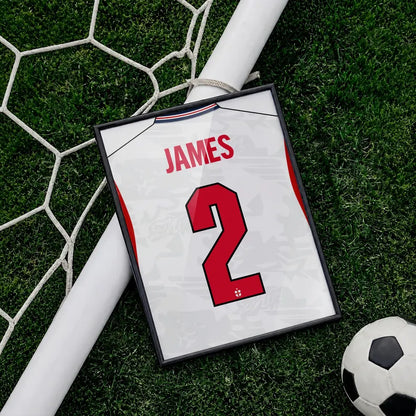 Reece James England Mens World Cup 2026 Home Shirt Poster