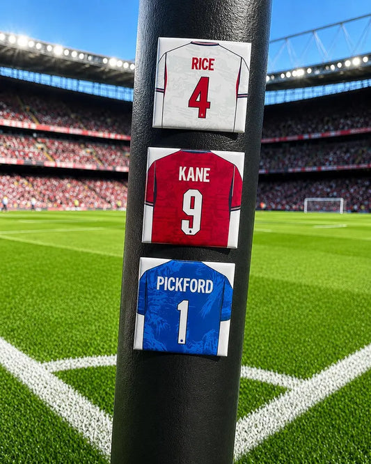 England World Cup Player Shirt Magnets