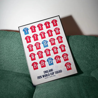 England Men's Team World Cup 2026 Away Shirt's Poster
