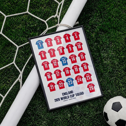 England Men's Team World Cup 2026 Away Shirt's Poster